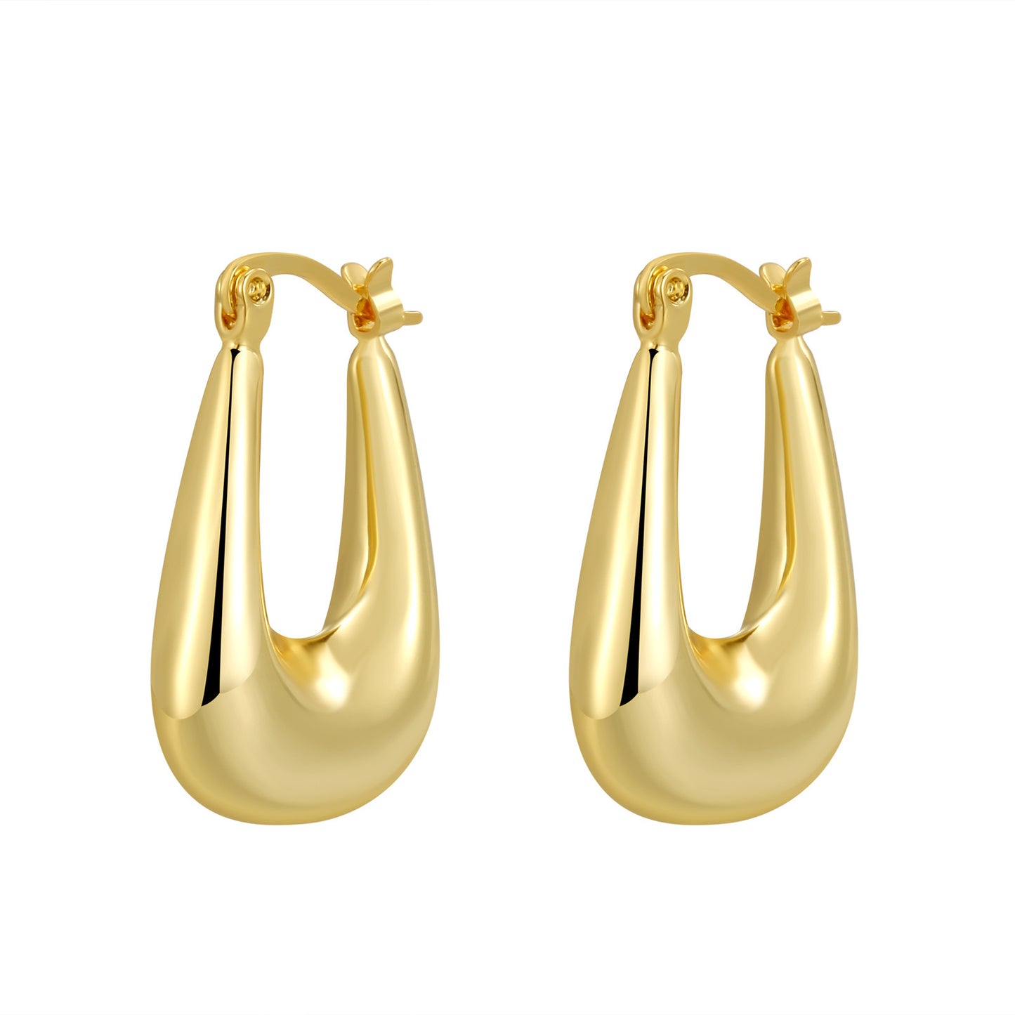 Cold Scenery Surface U-shaped Ear Clip Niche Design Round Face
