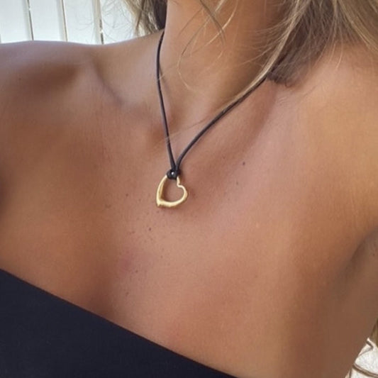 Women's Wax Line Love Pendant Necklace