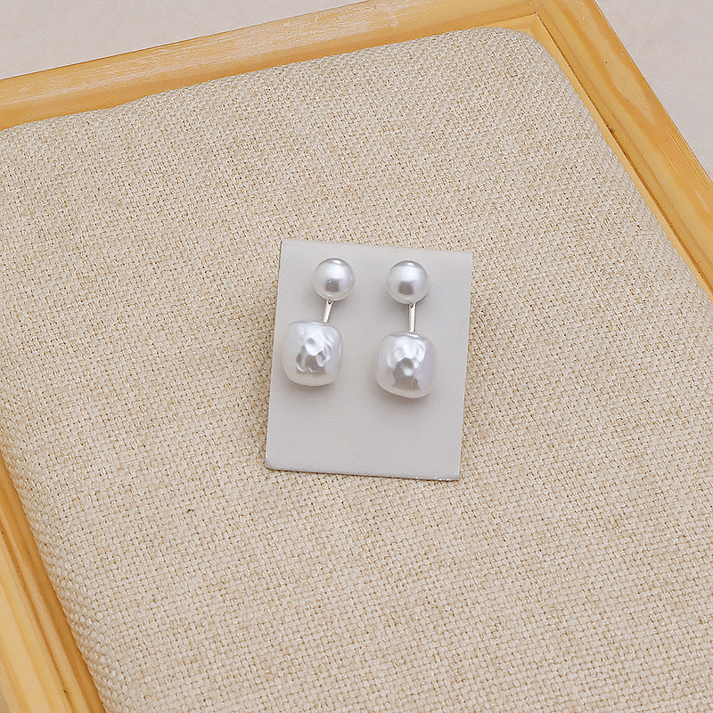 Simple French Irregular Ear Studs