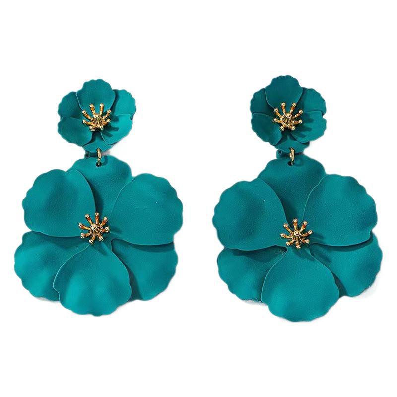 Europäischen Und Amerikanischen Mori Mädchen Blume Ohrringe Retro Lange