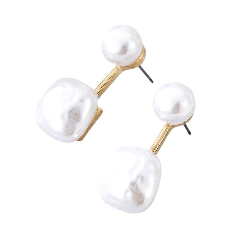 Simple French Irregular Ear Studs