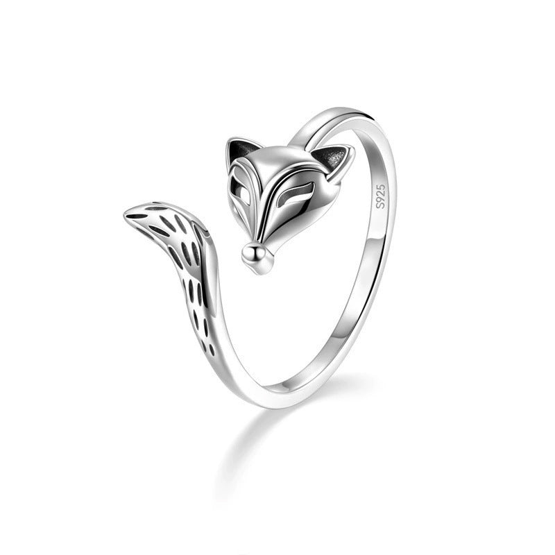 S925 Thai Silver Unisex Fox Ring